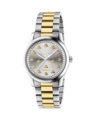 稀少 GUCCI(グッチ) G-Timeless Bee Yellow Gold Dial Ladies Gucci 36mm G-Timeless Bee Watch with Bracelet Strap, Gold
