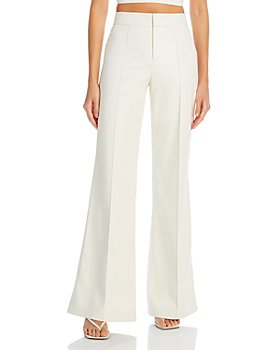 Buy online White Solid Tailored Bootcut Trouser from bottom wear for Women  by Visit Wear for ₹500 at 75% off