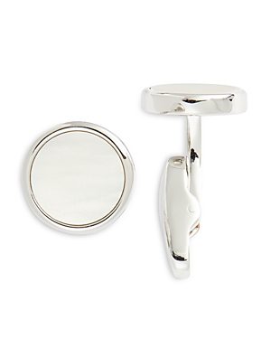 Round Mother Of Pearl Cufflinks