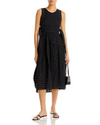 3.1 Phillip Lim Taffeta Check Sleeveless Dress | Bloomingdale's