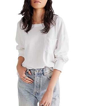 Free People Fade Into You Knit Top In Ivory