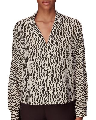 Whistles - Wiggle Print Silk Shirt