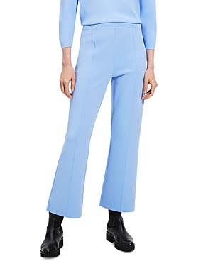 Shop Theory Pull On Flared Pants In Cornflower