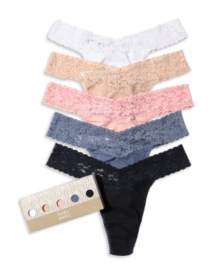 Hanky Panky - Original Rise Thongs, Set of 5