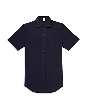 Swet Tailor Polished Shirt In Navy