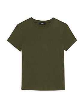 Theory - Cotton Side Ruched Tee