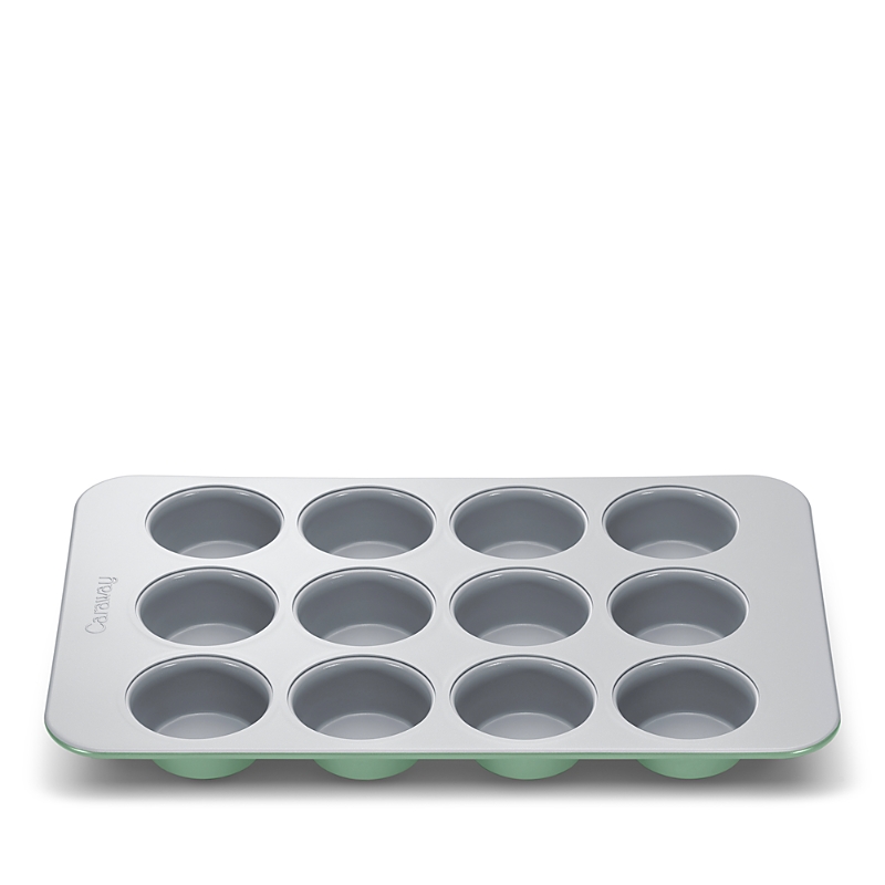 Caraway Nonstick Muffin Pan In Sage