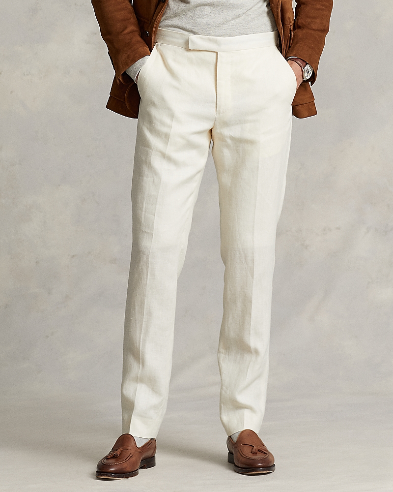 Polo Ralph Lauren Tailored Fit Linen Trousers Polo Ralph Lauren Tailored Fit Linen Trousers