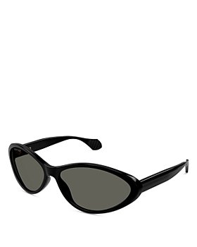 Gucci -  Fashion Show Oval Sunglasses, 67mm