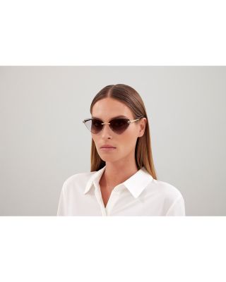 Cartier Panthere Classic Cat Eye Sunglasses, 62mm