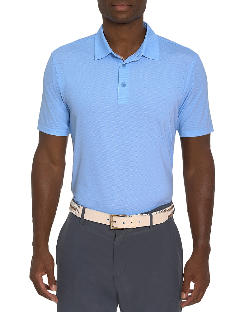 Robert Graham Hyde Polo In Light Blue