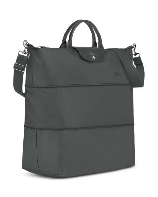 Le Pliage Green Expandable Travel Duffel Nylon Weekender