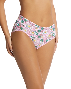 Hanky Panky Floral Print Lace Briefs In Hello Spring