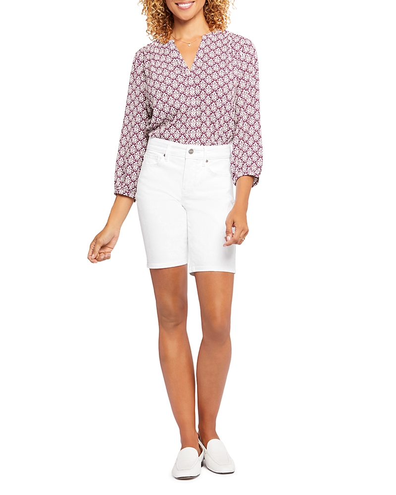 Nydj Ella Side Slit Bermuda Shorts