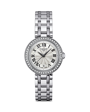 Tissot Small Bellissima Diamond Bracelet Watch In Silver