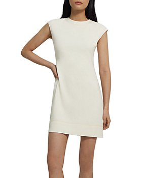 Theory - Embroidered Cap Sleeve Shift Dress