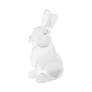 Lalique Toulouse Resting Rabbit Sculpture
