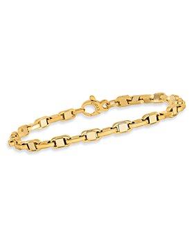 Bloomingdale's - Men's Fancy Link Chain Statement Bracelet in 14K Yellow Gold - 100% Exclusive