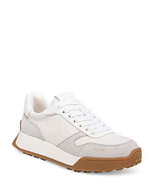 Shop Sam Edelman Women's Layla Lace Up Low Top Running Sneakers In White