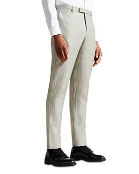 Ted Baker - Lance Slim Fit Wool Linen Trousers