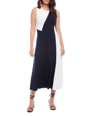 Colorblock Midi Dress