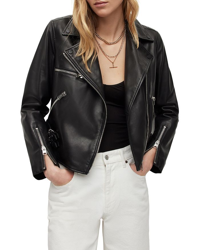ALLSAINTS Benyon Leather Biker Jacket | Bloomingdale's