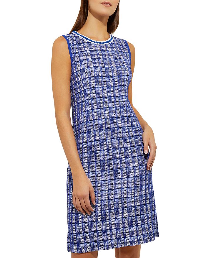 Misook Plaid Knit A-Line Dress | Bloomingdale's