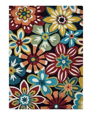 Couristan Covington Outdoor Geranium Area Rug, 5'6 x 8'