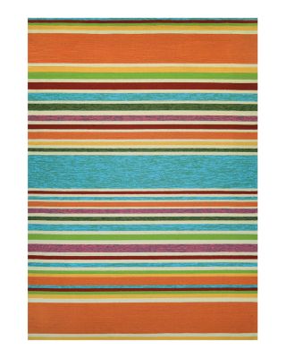 Couristan Covington Outdoor Sherbet Stripe Area Rug, 5'6 x 8'