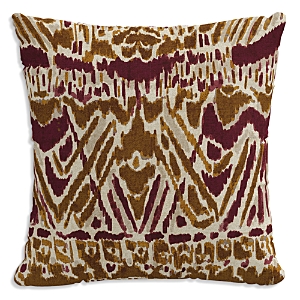 Shop Sparrow & Wren Patterned Decorative Pillow, 18 X 18 In Kara Ikat Raspberry
