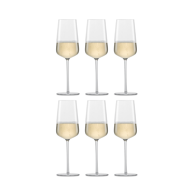 Schott Zwiesel Vervino Champagne Glass, Set Of 6 In Clear