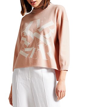 Ted Baker - Elssiaa Branded Jacquard Knit Top