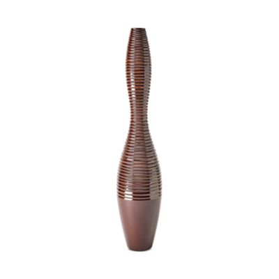 Global Views - Ribbed Vase, Garnet