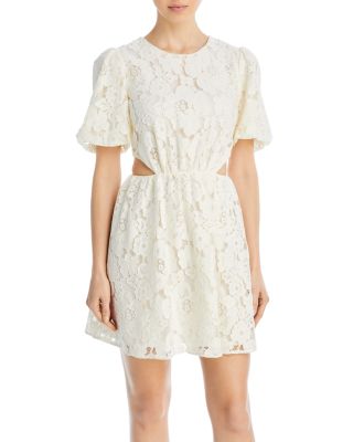 chinese dress ladies WAYF Women's Lace Trim Slip Dress, Pewter, Off White, M at Amazon Women's  Clothing store