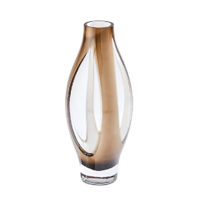 Global Views Topaz Fly Through Vase, Small In Brown
