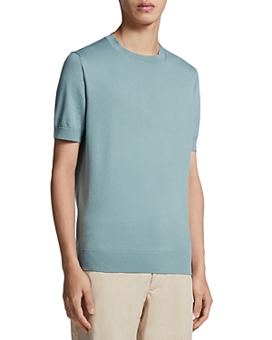 ZEGNA SHORT SLEEVE KNIT TEE