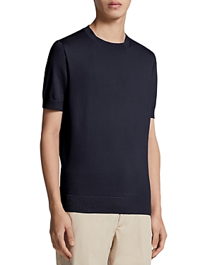ZEGNA SHORT SLEEVE KNIT TEE
