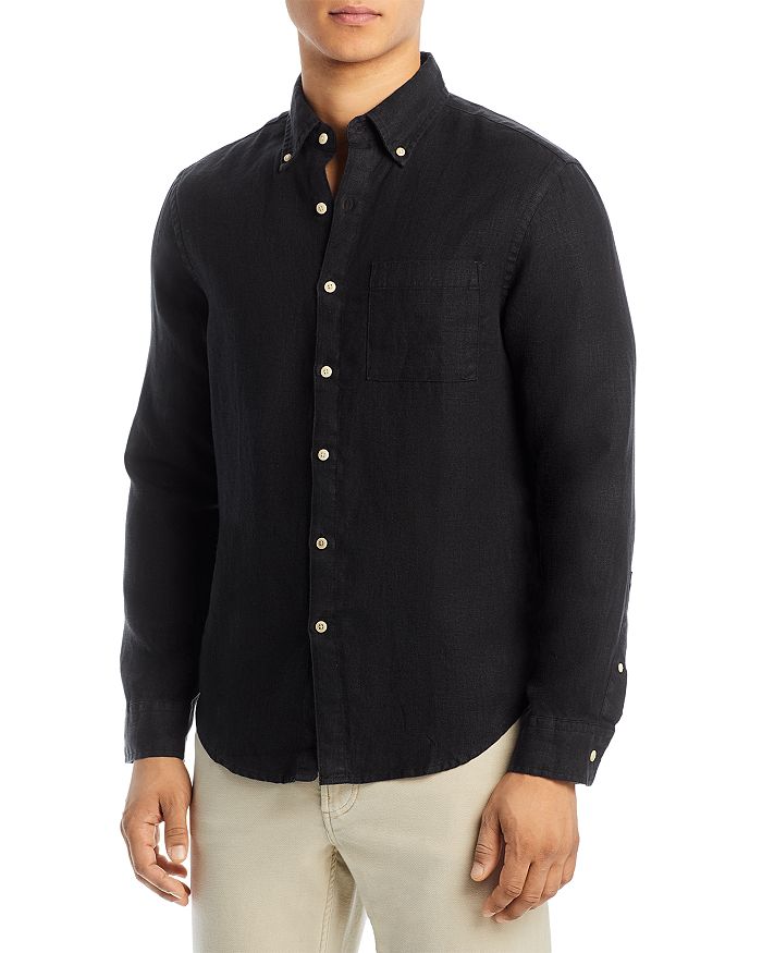Alex Crane Playa Regular Fit Linen Shirt | Bloomingdale's
