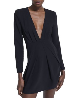 kooples black dress The Kooples - Long Black dress with rhinestone straps