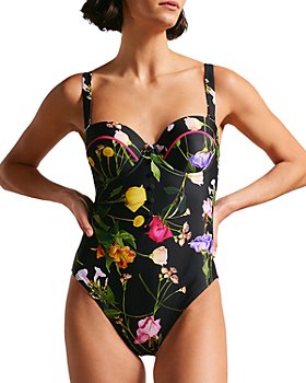 Ted Baker - Saffiey Floral Print One Piece Swimsuit