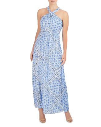Vintage LAUNDRY by Shelli Segal Halter Dress SZ 12/14