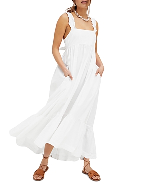 Free People Isabella Maxi Dress In Optic White