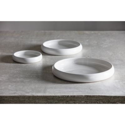 Cloud Terre&reg; 11" Shallow Serving Bowl, White