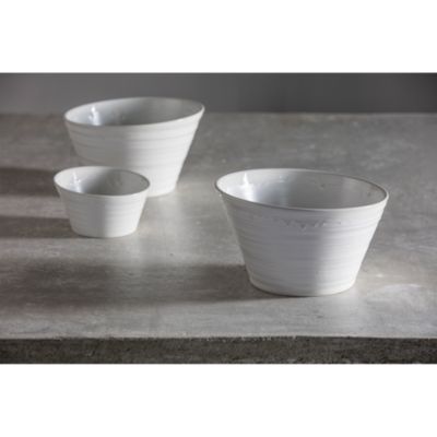 Cloud Terre&reg; 5.5" Cereal Bowl, White, Set of 4