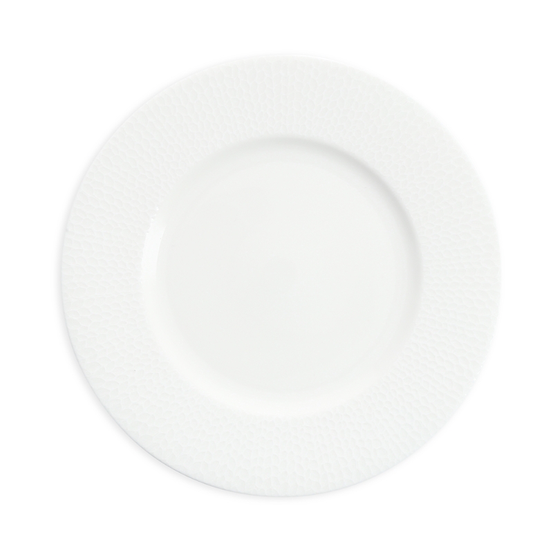 Fortessa Amanda Embossed Salad Plate, Set Of 4 In White