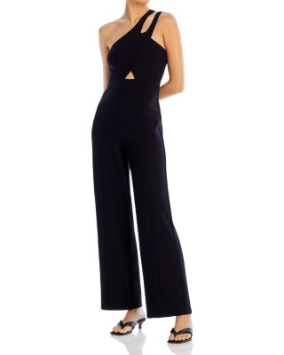 aqua black jumpsuit