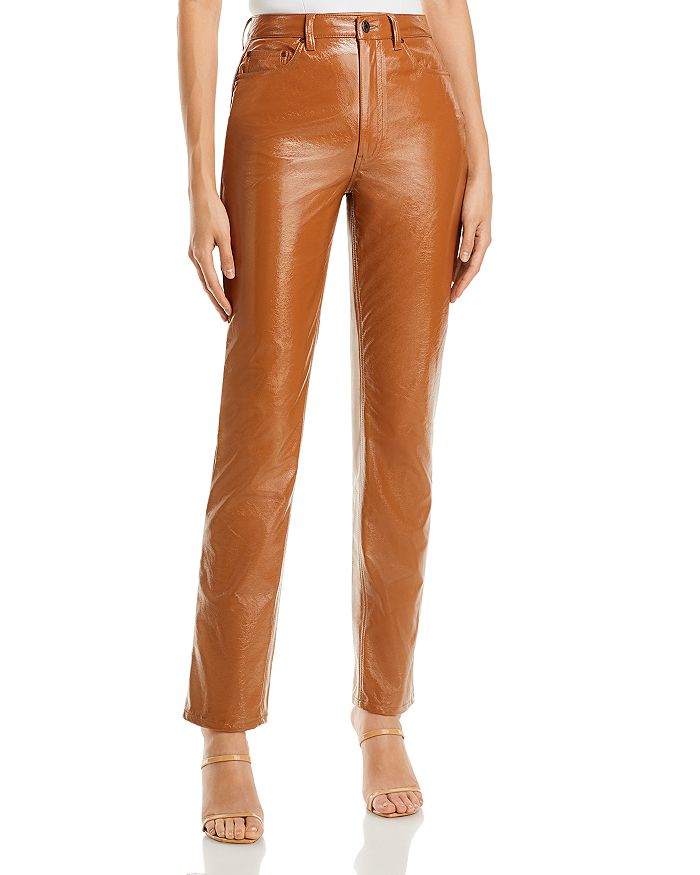 Rich Brown Leather Pants #MP754N - Jamin Leather®
