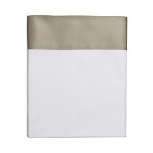 Hudson Park Collection Italian Cuff Flat Sheet, Queen- 100% Exclusive