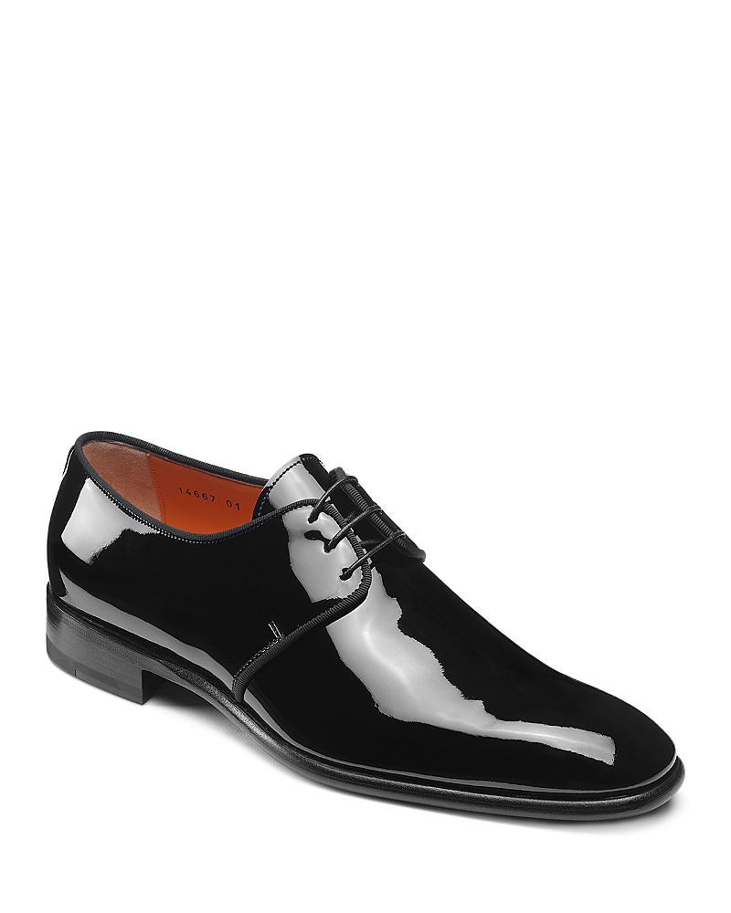 Santoni Men's Isogram-V2-01 Lace Up Formal Dress Shoes