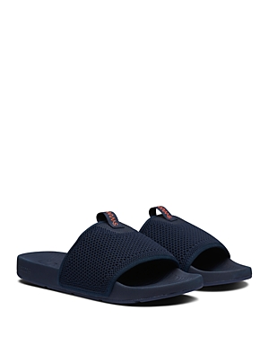 Swims Cabana Knit Slide Sandal In Navy